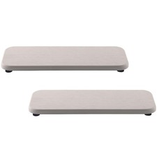 NiuYichee 2pk Water Absorbing Stone Tray Kitchen Bathroom Sink Soap Dish Diatomi