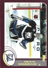 2002-03 Topps - Nikolai Khabibulin #135 Tampa Bay Lightning Gold Foil
