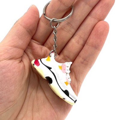 Keychain Shoes Mini Sneaker Trainer Keyrings - Mini 3D Shoe Keyring