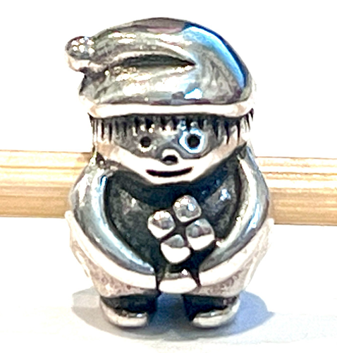 PANDORA 790416 Gnome 4-Leaf Clover Sterling Silver Bead Stamped ALE 925 RETIRED  - Picture 5 of 8