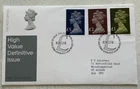 GB QEII 1977 High Value Large Format Machin New Values POFDC Bureau £ SHS