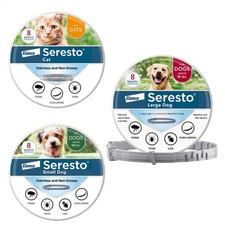 Sealed 2025Seresto Collar for Large Dog Cat 8 Months Protection