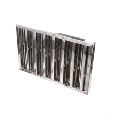 Mavrik 16 in x 25 in Stainless Steel Hood Filter w/ Hooks