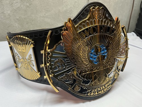 WWE Official Authentic Replica Dual Plated Winged Eagle Title Belt WWE Shop - Picture 6 of 7