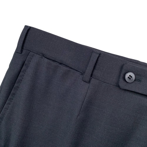 Mint! 42 R ISAIA " Aqua Spider 160's " Solid Charcoal Grey Wool Suit Made Itay - Picture 14 of 24