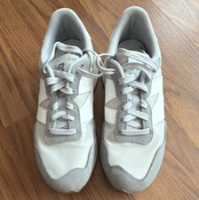 New Balance 237 White/Gray Low Top Lace-Up Sn...