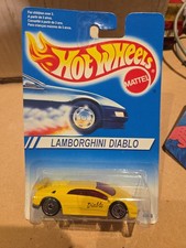 1995 Hot Wheels Lamborghini Diablo #4406 In Yellow