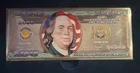 American Historic Society 2001 $100 Bill 4oz Silver Bar .999 Fine