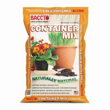 Michigan Peat Company BACCTO Container Planting Mix with Starter, 1.5 Cubic Feet
