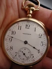 Antique  Waltham 1908 7 jewel Pocket Watch with Gold Filled Case -VERY NICE Runs