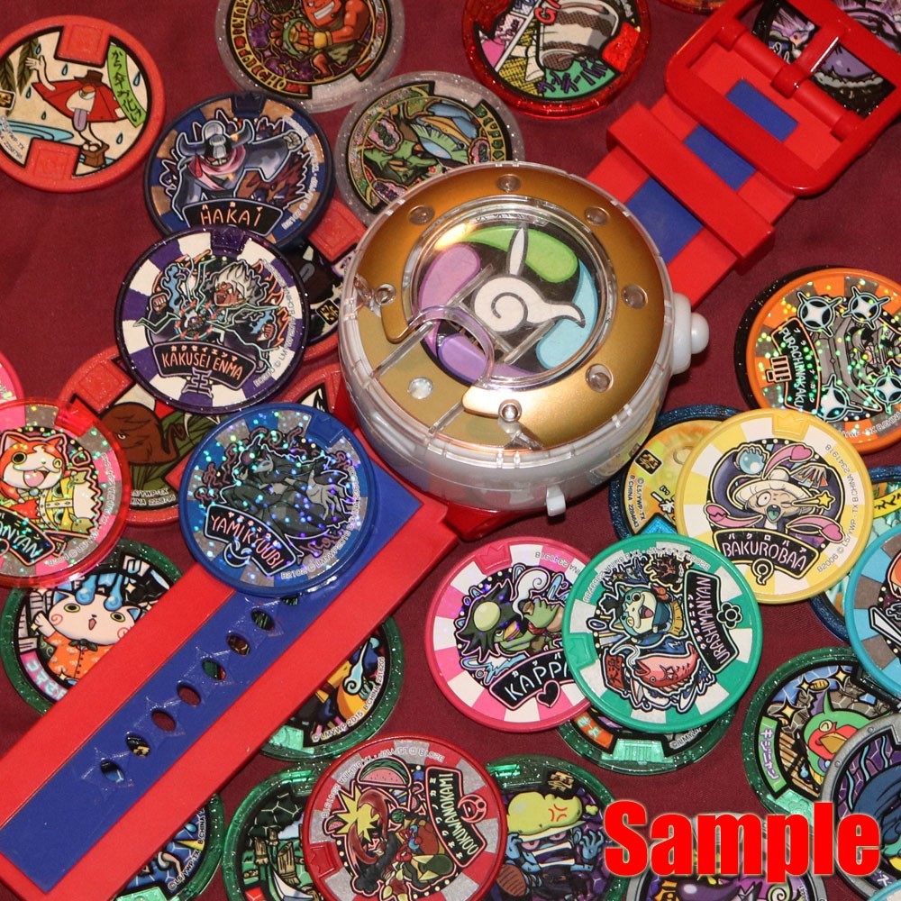 RELOJ DX YOKAI Dream Summono Brace, 49p Medallas Morpher Japonés Yo-Kai Bandai JP