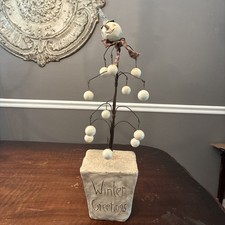 August Moon muñeco de nieve bola de nieve árbol Dan DiPaolo retirado 20” de alto HERMOSO ⛄️