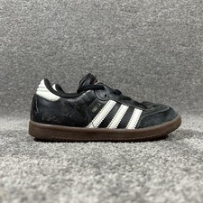 Adidas Samba 036516 Kids Sz 13K Black Indoor Classic Athletic Soccer Shoes Used