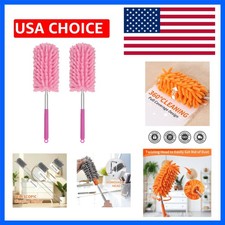 Mini Duster for Cleaning, 360  Bendable Hand Dusters with Extension Pole, Was...