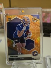 2021 Panini Mosaic - Rookies Jake Funk #381 Honeycomb Prizm (RC)