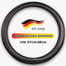 Lenkradbezug Leder Lenkradh&uuml;lle f&uuml;r Mercedes Sprinter 2006 - 2018 Lenkradschoner