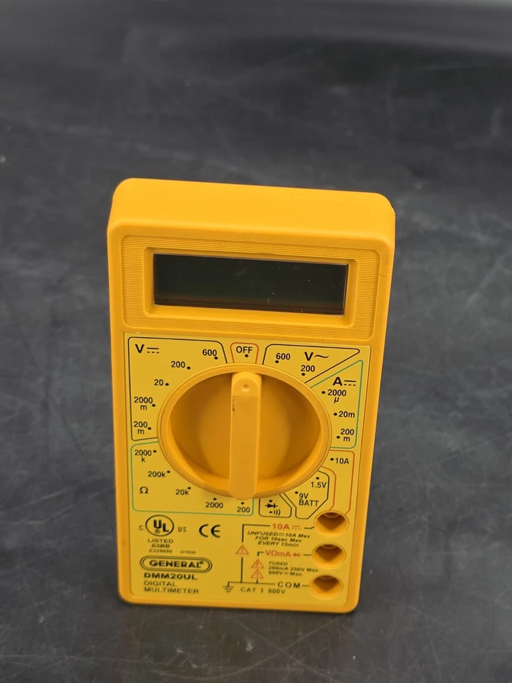 Multímetro digital General Electric DMM20UL - Imagem 3 de 4