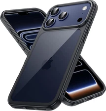 Case for Iphone 17 Pro Max 6.9-Inch, Non-Yellowing Shockproof Phone Bumper Cover