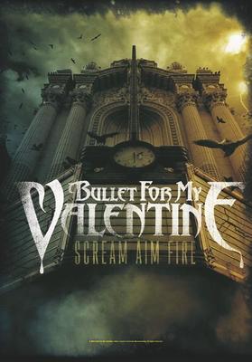 BULLET FOR MY VALENTINE AUFKLEBER STICKER # 5 SCREAM AIM FIRE 7x5cm