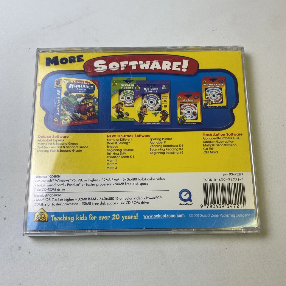 Matemáticas Grado 3 - Software On Track - CD de clubes y ferias escolares Foto 4 de 4