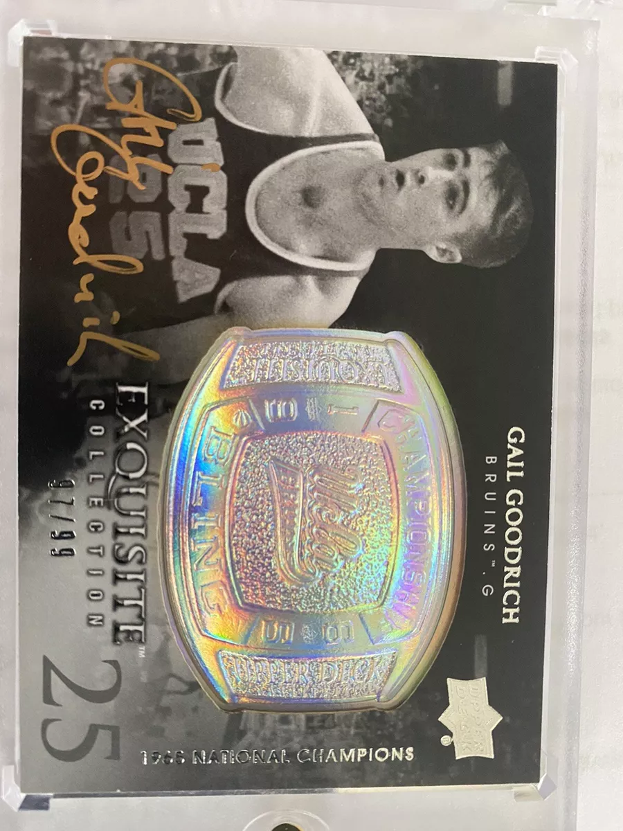 2011-12 Exquisite Gail Goodrich Championship Ring Bling CB-GG 5/99