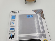 Digital Bathroom Scale by Coby tempered glass Backlit Display CBS-G606