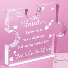 Geburtstagsgeschenk Geschenke für Mama Muttertagsgeschenk Gravierte Acryl Puzzle