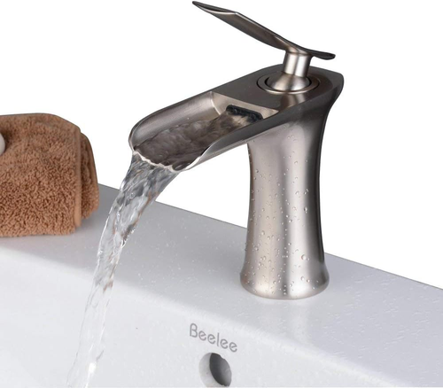 BL9009N Moderno Cascata Rubinetto in Ottone Massiccio, Miscelatore Monocomando R - Foto 10 di 12