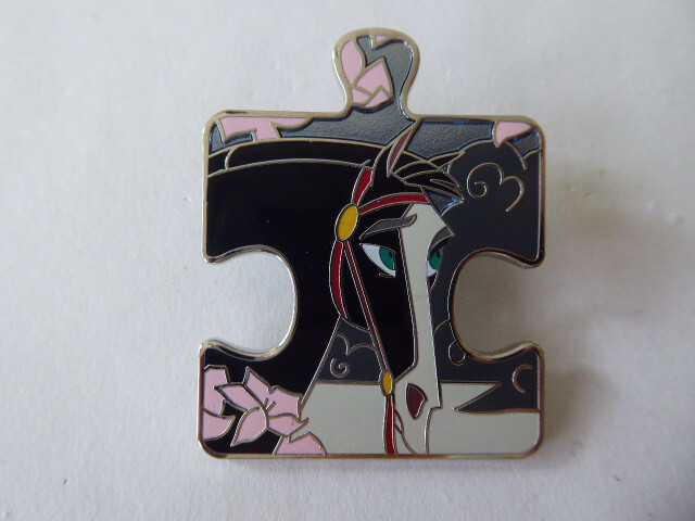 Disney Trading Pin 135815    Character Connection Mystery - Mulan - Khan - Puzzl
