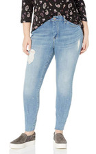 Jessica Simpson Curvy High Rise Skinny Jeans, Lomita/Razor Hem/Needle Punch 27 