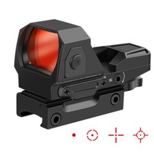 1x22x33mm Tactical Red Dot Sight Hunting Optical Sight Riflescope 4 Reticle