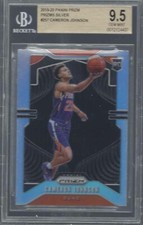 CAMERON JOHNSON 2019-20 PANINI PRIZM SILVER PRIZMS SP RC #257 BGS 9.5 GEM MINT