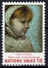 United Nations Geneva 21 MNH Picasso Painting Art Child ZAYIX 1024S0411M