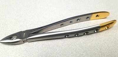 Dental EXTRACTING Forceps, Mead English Pattern MD1, Serrated Jaws, Premium