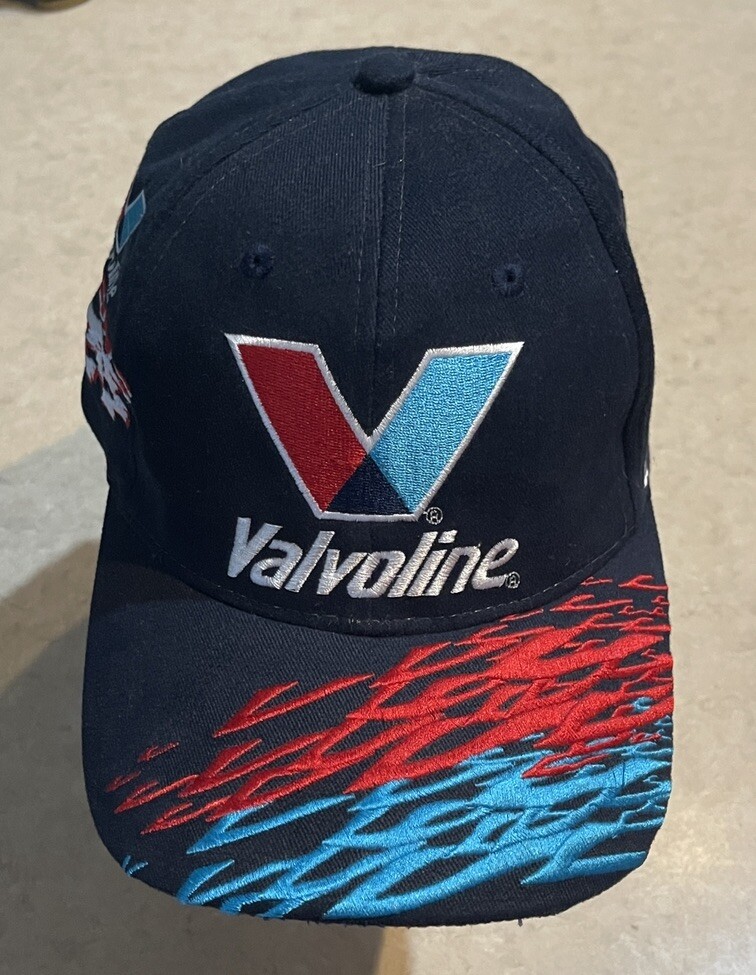 Valvoline Racing #10 Eagle One Hat NASCAR Mark Martin Colorful Y2K Embroidered