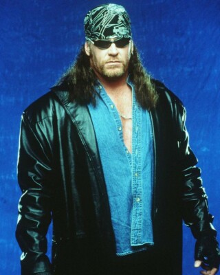 The Undertaker 8x10 Photo Wrestling Picture Wwe Wwf Wwe Leather Ebay