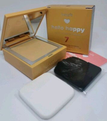Benefit Hello Happy Velvet Powder Foundation SHADE 7 Full Size 7g Neu in OVP selten x1