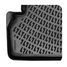 MOTOS Velours-Fußmatten Für Dacia Duster II - Graue Auto Fußmatten Vorne