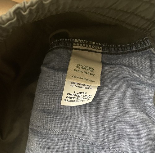 L.L. Bean Women’s Lakewashed Pull-on Chinos, Mid-Rise Wide-Leg Size 18 Reg - 第 5/5 張圖片