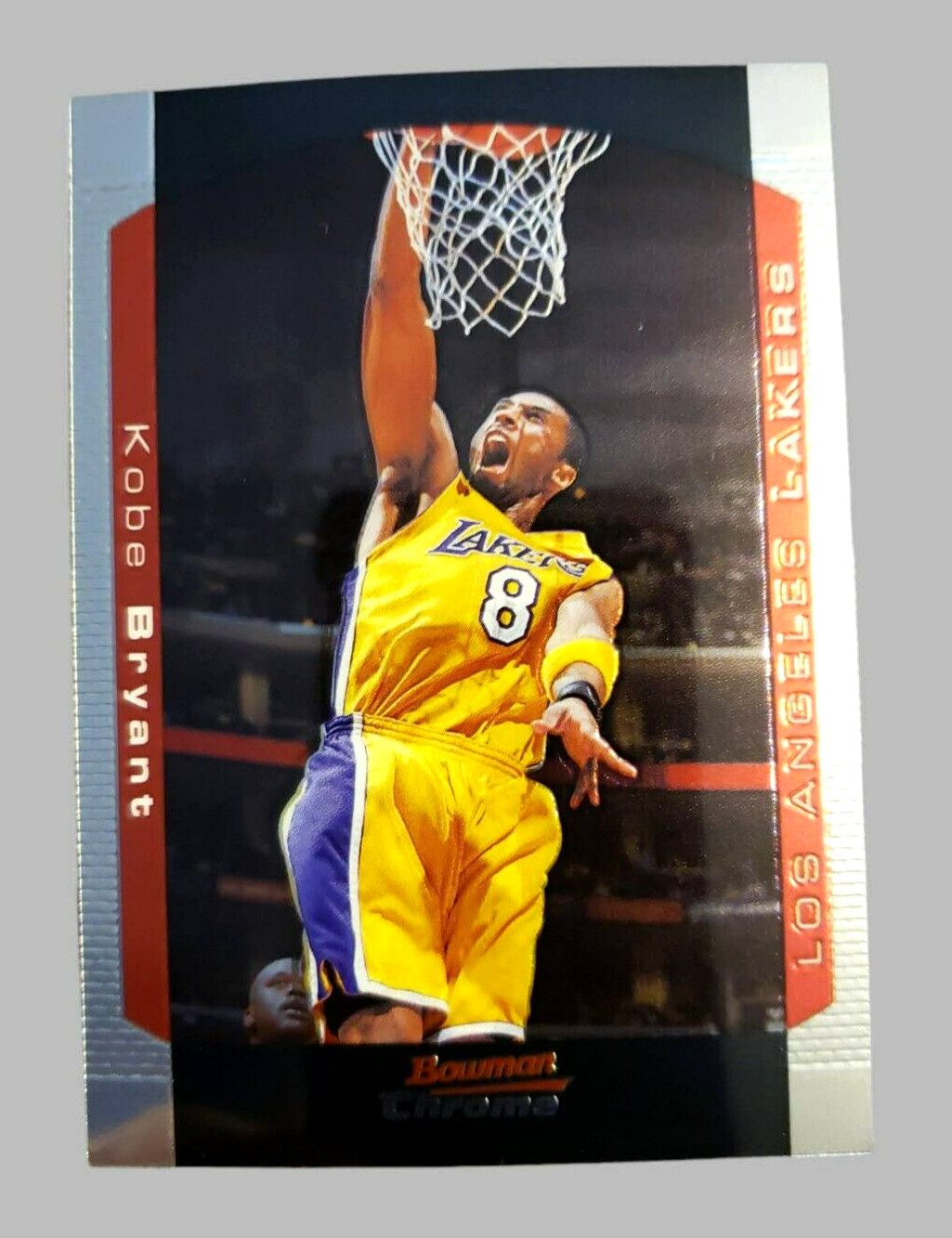 2004-05 Bowman Chrome KOBE BRYANT NBA Basketball Card #8 Los Angeles Lakers HOF
