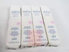 (4) AVON Anew Hydra Fusion De-Puffing Eye Serum Hyaluronic Caffeine 0.5 Oz-New