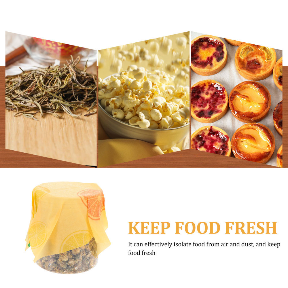 Bienenwachs-Schüsselabdeckungen 2 Stück - Wiederverwendbar Für Brotgärung