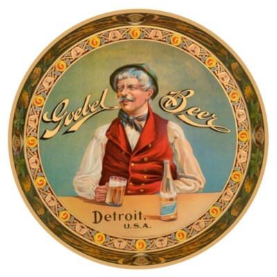 Goebel Beer of Detroit NEW Metal Sign: 14" Dia. Steel Round Version | eBay