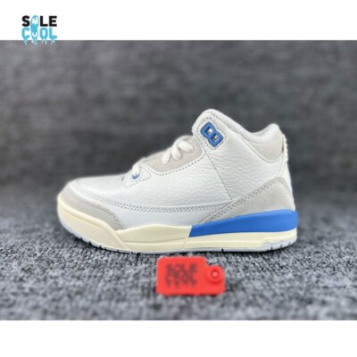 Nike Air Jordan 3 Retro PS Preschool AJ3 Lucky Shorts Casual Shoes