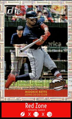 2019 Donruss - #H9 Mookie Betts NM.