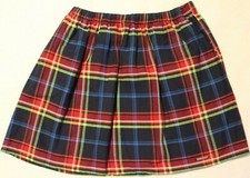 New Abercrombie Fitch Plaid school girl Plaid Skirt with Pockets