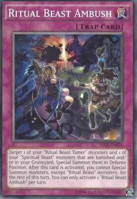 Ritualungeheuer Hinterhalt SECE-DE074 Yu-Gi-Oh Karte (U) Neu