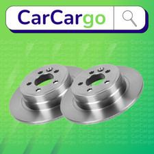 Premium Solid Rear Brake Discs Pair For Rover 75 2.5 V6 1999-2005 280 mm