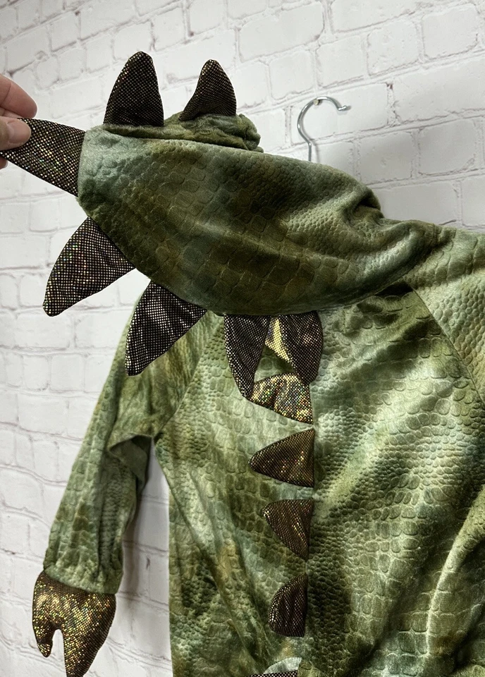 Disfraz Princesa Paraíso Dinosaurio Verde Una Pieza Halloween Talla XS GUC Foto 3 de 4