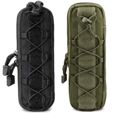 Tactical Molle Pouch Military Knife Sheath Waist Pack EDC Tool Flashlight Holder